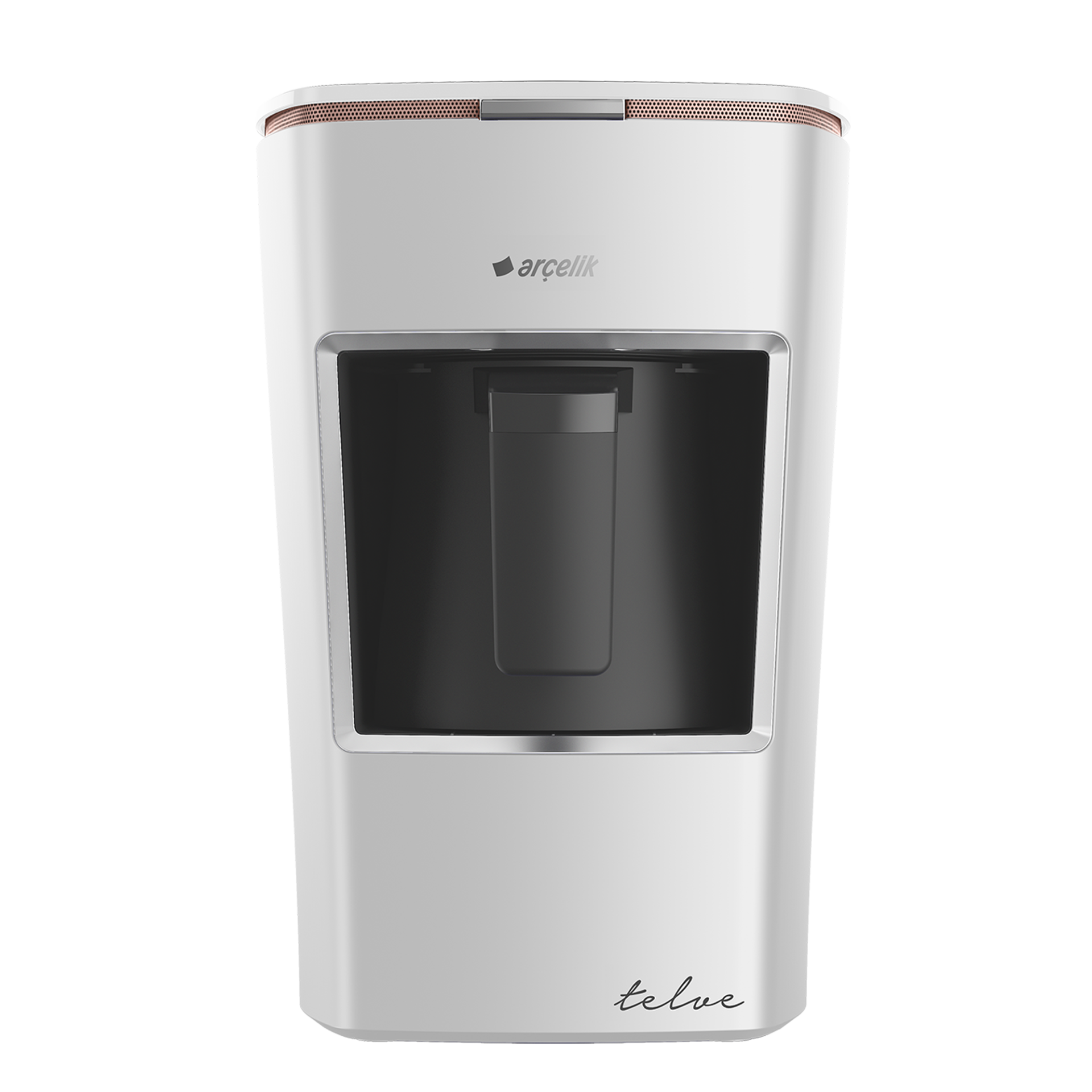 Arçelik K 3300 Beyaz Mini Telve Türk Kahve Makinesi